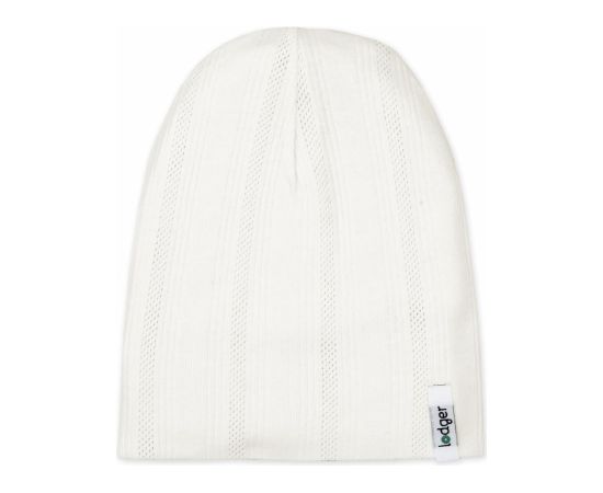 Lodger Beanie Pointelle bērnu cepurīte, Cream, 0-6 mēn. - BEP 112_0-6  Cepurītes