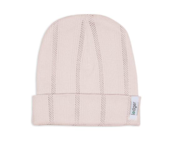 Lodger Beanie Pointelle bērnu cepurīte, Powder, 0-6 mēn. - BEP 023_0-6  Cepurītes