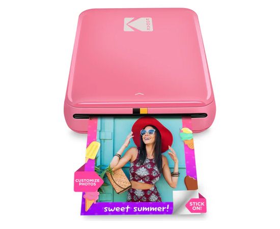 Kodak STEP Instant Mobile Photo printer Colour ZINK 2x3'' 1 ppm, Bluetooth, Pink Новости - Для офиса