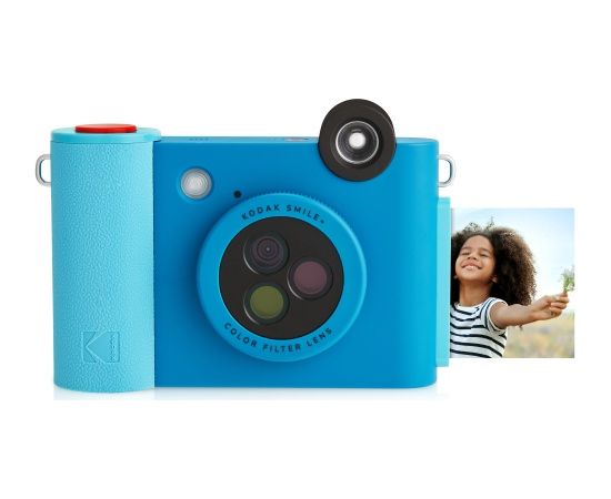 Kodak SMILE+ Instant Print Camera, 2x3'', Blue Jaunumi - Audio-Video