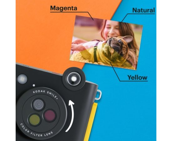Kodak SMILE+ Instant Print Camera, 2x3'', Black Jaunumi - Audio-Video