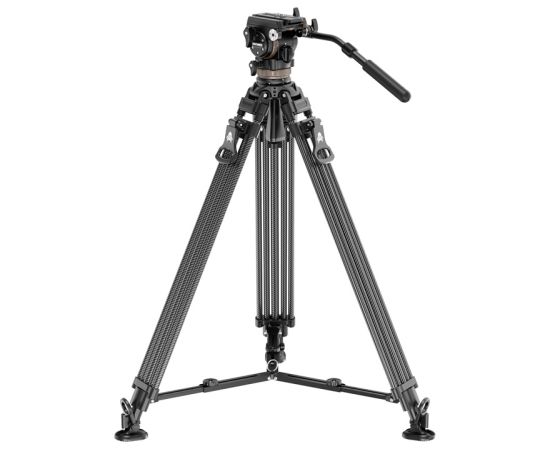 Neewer LL55 Carbon Fiber Video Tripod with Oil Head and Quick-Release Lock Штативы и Аксессуары