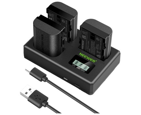 Set of 3 replacement batteries for Canon cameras: NEEWER LP-E6NH UPS стабилизаторы напряжения