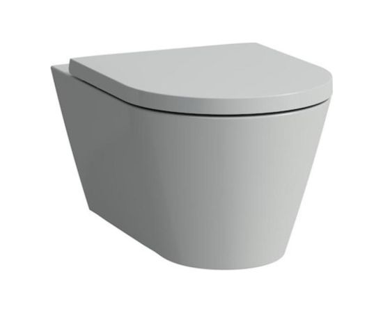 Laufen pods Kartell Rimless NEW, stiprināms pie sienas, 370x545 mm, matt grey Подвесные
