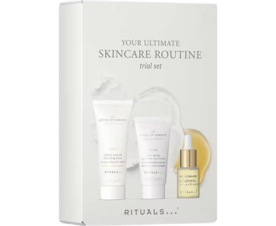 Shiseido RITUALS_SET Your Ultime Skincare Routine pianka oczyszczająca 30ml + booster do twarzy 6,5ml + przeciwstarzeniowy krem na dzień 15ml Smaržas - NESAKĀRTOTS