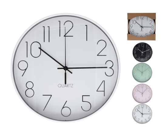 Настенные часы, 4 вида, 25 x 25 x 4,2 см, DECORLIFE Часы на стене