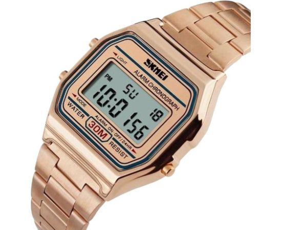 SKMEI DG1123 Rose Gold Rokas pulksteņi 