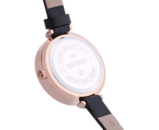 SKMEI 1184CL Gold Case  Black Наручные часы