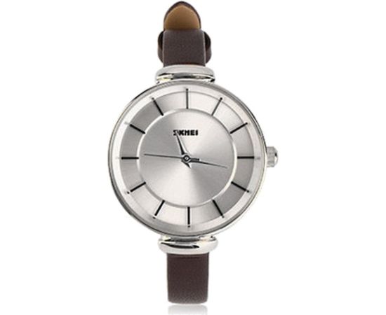 SKMEI 1184CL  Silver Case Light Brown Наручные часы