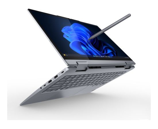 Lenovo ThinkBook 14 2-in-1 G5 IAU Intel Core Ultra 5 225U Hybrid (2-in-1) 35.6 cm (14") Touchscreen WUXGA 16 GB DDR5-SDRAM 512 GB SSD Wi-Fi 6E (802.11ax) Windows 11 Pro English Grey Ноутбуки