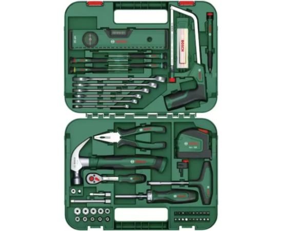 Instrumentu komplekts Bosch 1600A02ZB3; 64 gab. Mehāniskie instrumenti