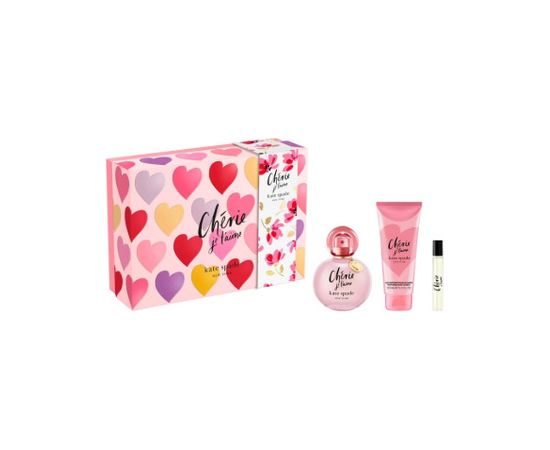 Kate Spade New York Chérie Je T´Aime Dárková sada EDP 100 ml, miniaturka EDP 7,5 ml a tělové mléko 100 ml 100ml Dāvanu komplekti