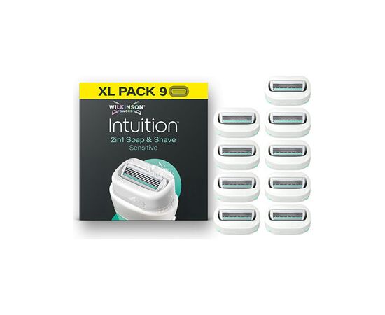 Wilkinson Sword Intuition 2v1 Soap and Shave Sensitive ( 9 ks ) - Náhradní hlavice Smaržas - NESAKĀRTOTS