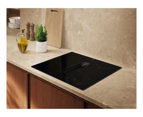 Electrolux ECC63410CB indukcijas plīts virsma 60cm ar integrētu nosūcēju Left Bridge Hob2Hood Iebūvējama virsma - Indukcijas