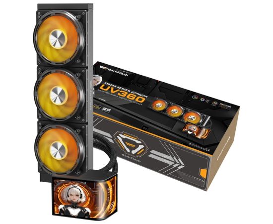 DarkFlash UV360 CPU Cooler (Black) Охлаждение процессора
