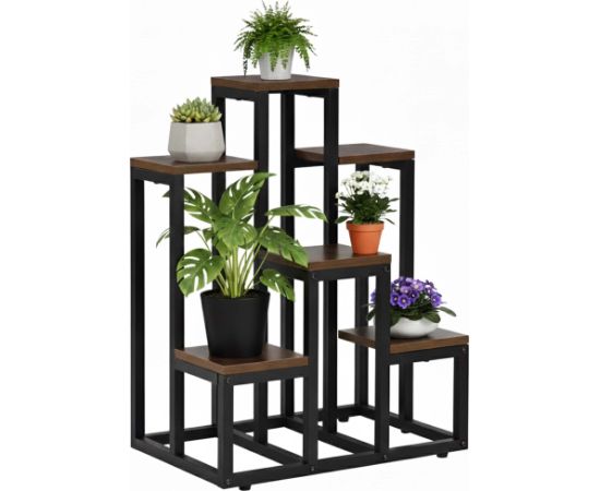 Springos Metāla puķu statīvs GA0220 51 x 34 x 67 cm Priekšnama mēbeles