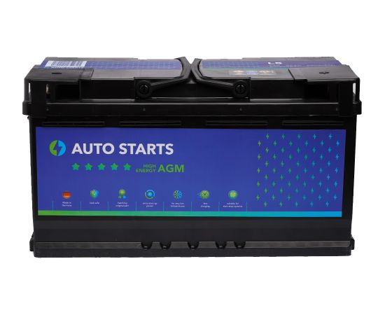 AUTO STARTS HIGH ENERGY AGM 12V 95Ah, 810A (EN) 353x175x190 0/1 EAN4751039330304 Akumulatori
