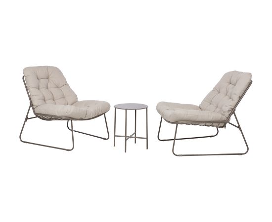 Balcony set ROYAL table and 2 chairs, grey Новинки Для дома и сада 