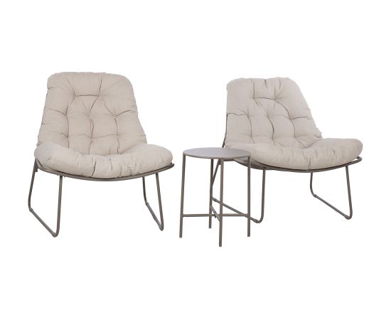 Balcony set ROYAL table and 2 chairs, grey Новинки Для дома и сада 