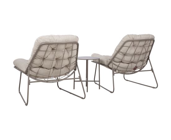 Balcony set ROYAL table and 2 chairs, grey Новинки Для дома и сада 