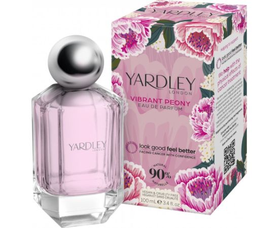Yardley, Vibrant Peony, Eau De Parfum, For Women, 100 ml Smaržas - NESAKĀRTOTS