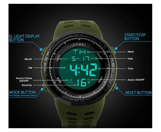 SKMEI 1167 AG Наручные часы