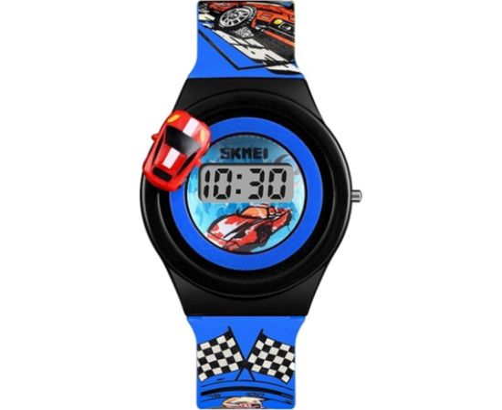 SKMEI 1376 DKBU Blue Vaikiškas laikrodis Rokas pulksteņi 
