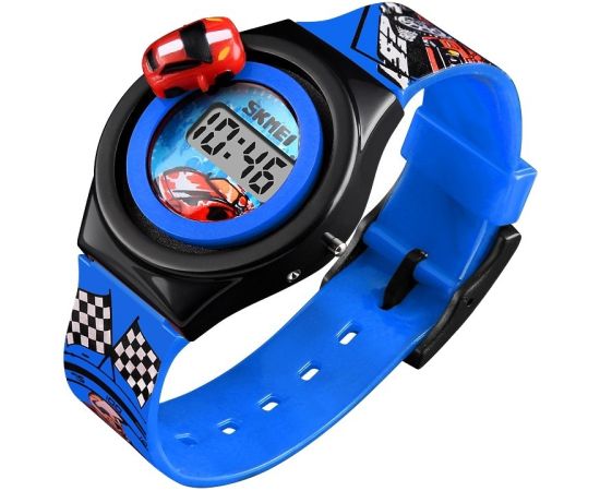 SKMEI 1376 DKBU Blue Vaikiškas laikrodis Rokas pulksteņi 
