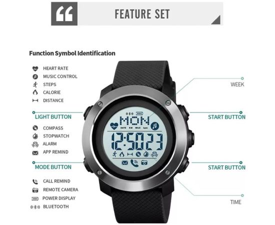 SKMEI 1512BK Наручные часы