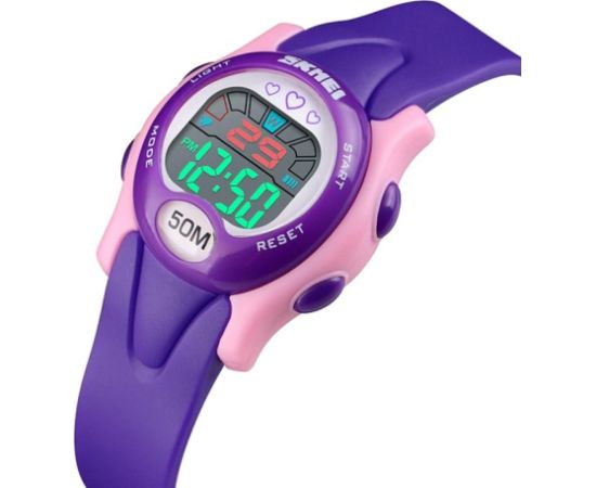 SKMEI 1478 PL Purple Vaikiškas laikrodis Rokas pulksteņi 