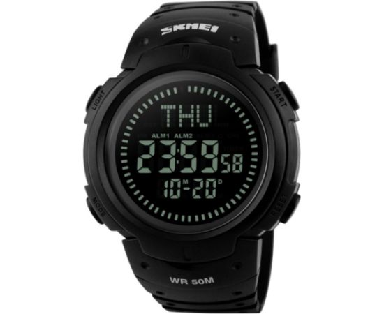 SKMEI DG1231BK Black Rokas pulksteņi 