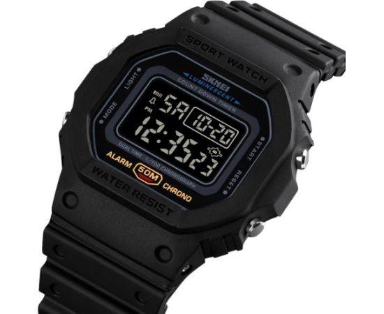 SKMEI 1628BK BK BLACK Rokas pulksteņi 
