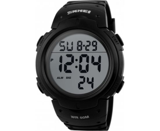 SKMEI DG1068 Black Rokas pulksteņi 