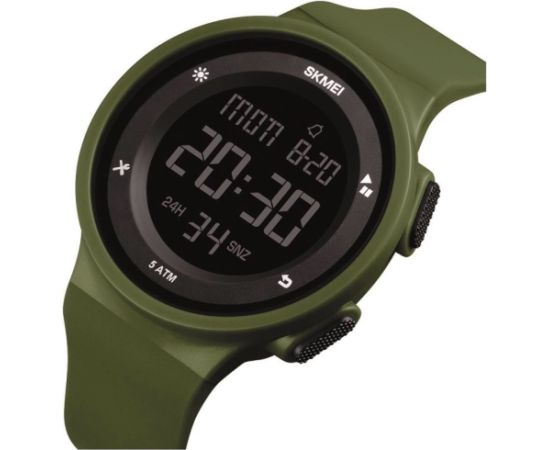 SKMEI 1445AG army green Rokas pulksteņi 