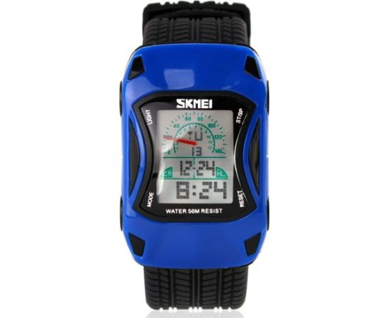 SKMEI 0961B Kids Blue Vaikiškas laikrodis Rokas pulksteņi 