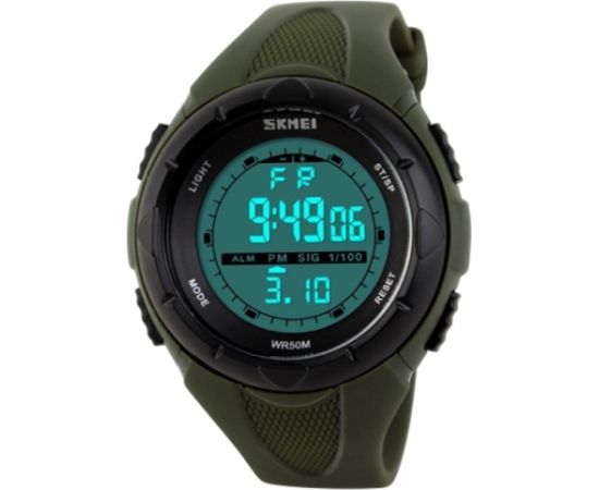 SKMEI 1074 AG Lady Size Army Green Rokas pulksteņi 