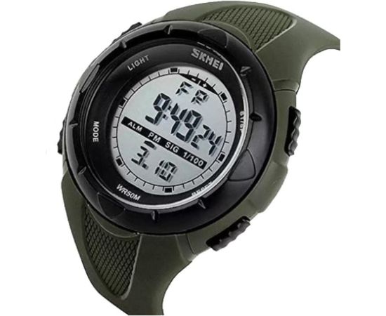 SKMEI 1074 AG Lady Size Army Green Rokas pulksteņi 