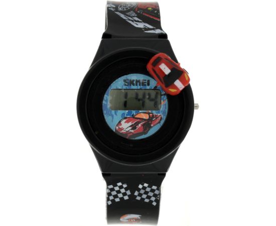 SKMEI 1376 BK BLACK Vaikiškas laikrodis Rokas pulksteņi 
