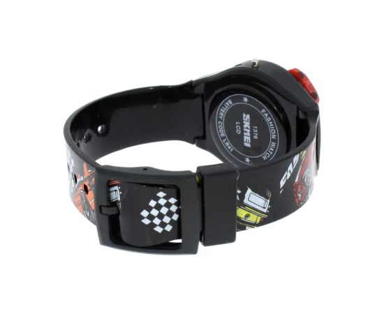 SKMEI 1376 BK BLACK Vaikiškas laikrodis Rokas pulksteņi 