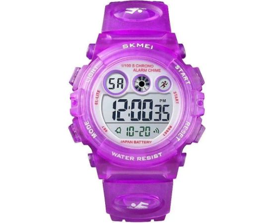 SKMEI 1451 PL Purple Vaikiškas laikrodis Rokas pulksteņi 