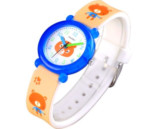 SKMEI 1621 BR Bear Vaikiškas laikrodis Наручные часы