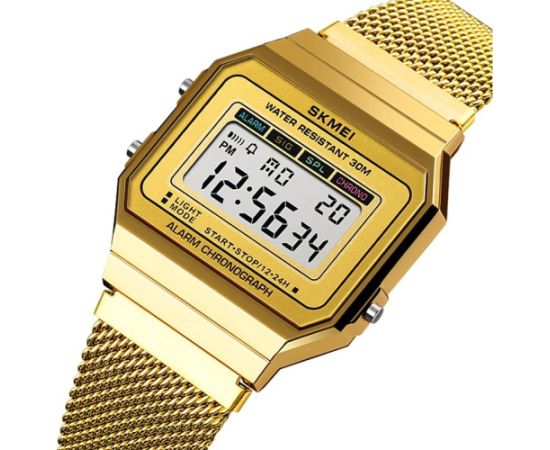 SKMEI 1639 GD Gold Sport Mens Rokas pulksteņi 