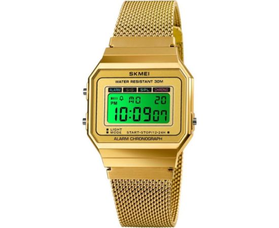 SKMEI 1639 GD Gold Sport Mens Rokas pulksteņi 