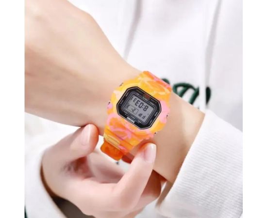 SKMEI 1608OG Orange Rokas pulksteņi 