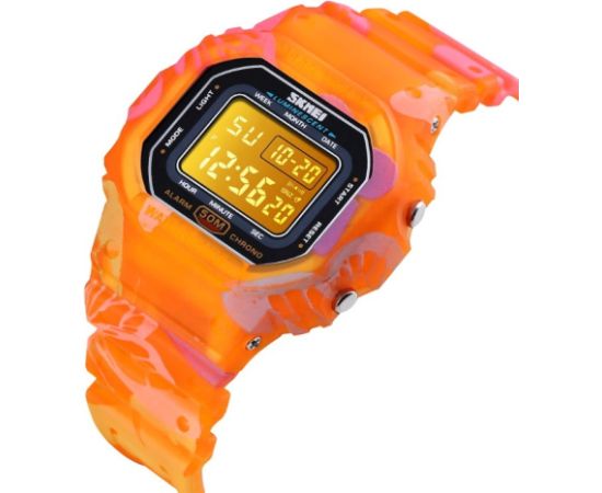 SKMEI 1608OG Orange Rokas pulksteņi 