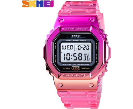 SKMEI 1622 RS Rose Red Rokas pulksteņi 
