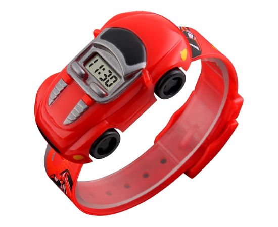 SKMEI 1241 RED Vaikiškas laikrodis Rokas pulksteņi 