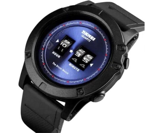 SKMEI Drum Roller Watch 1546 BU Blue Rokas pulksteņi 