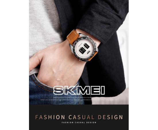 SKMEI Drum Roller Watch 1516 SIWTLTBN Rokas pulksteņi 