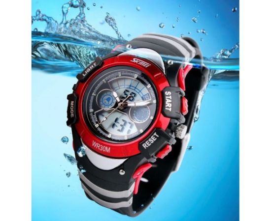 SKMEI AD0998 Kid Size Red Rokas pulksteņi 
